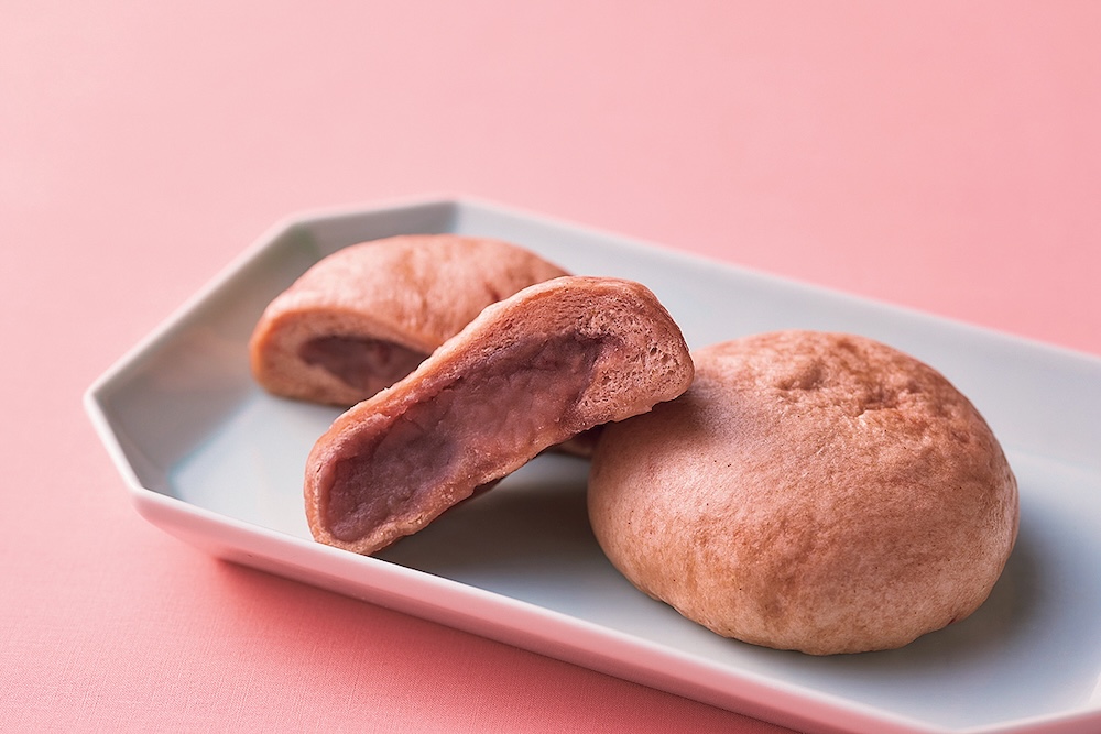 「パオパオ」の各日20点限定「イチゴまん」1個・税込み346円