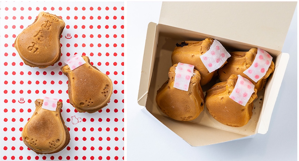 左から「湯あがりかばさん焼き」税込み380円、「かば焼きセット」税込み1,620円