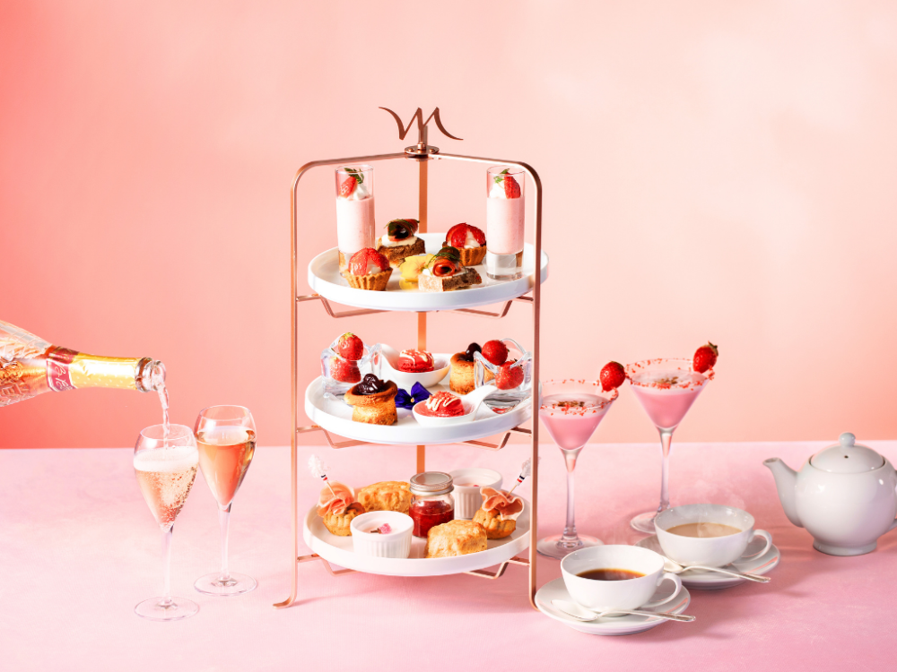 「Very Berry! 苺とSAKURAでときめく 春のアフタヌーンティー」イメージ