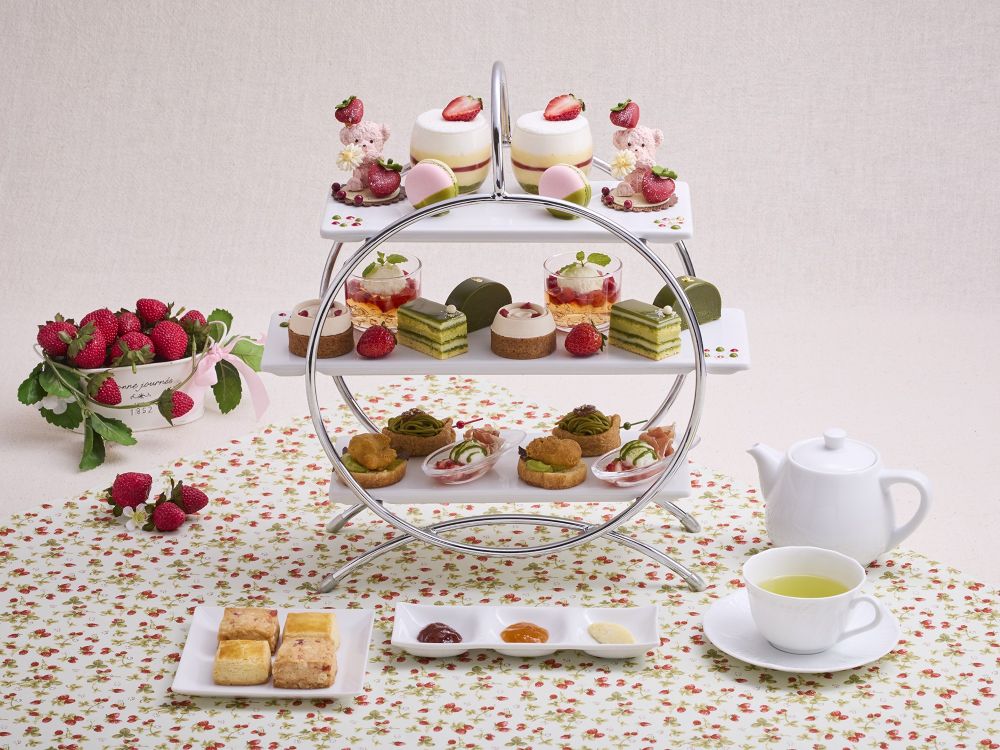 「いちごと抹茶のアフタヌーンティー」イメージ