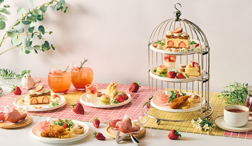 「ノスタルジックいちごアフタヌーンティー」イメージ