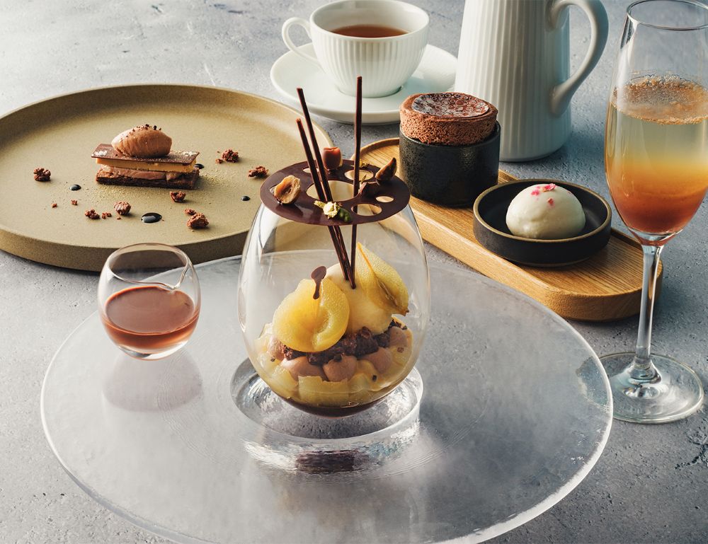 1月30日～2月1日に「レガレヴ（Régalez‐Vous）」より販売される「ディクリネイゾン カカオ（Déclinaison cacao）」7,500円（ドリンク含む）