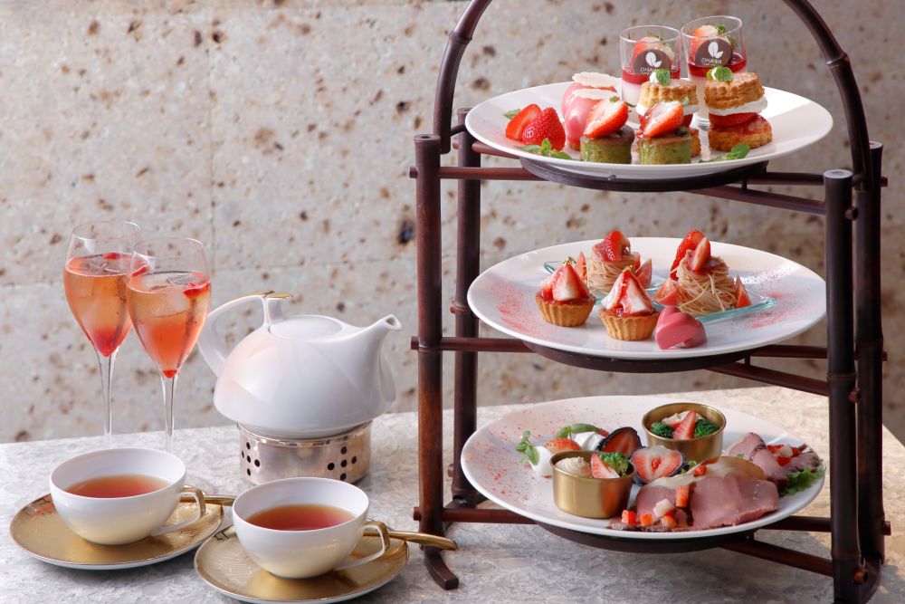 「国産いちごのアフタヌーンティー」イメージ