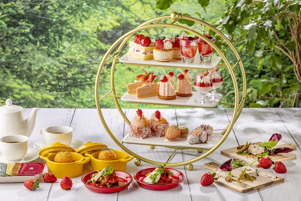 「ガーデン・ストロベリー・アフタヌーンティー」イメージ