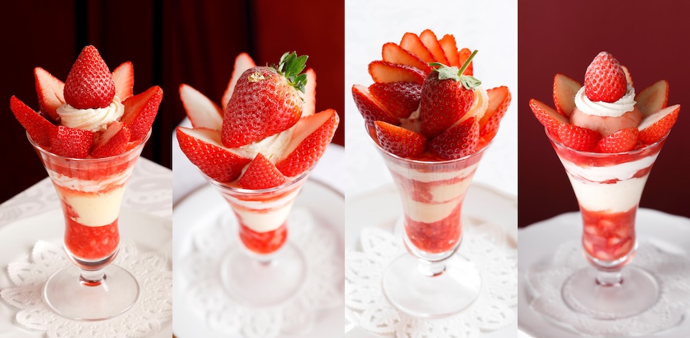 「資生堂パーラー 銀座本店サロン・ド・カフェ」2月限定パフェのイメージ