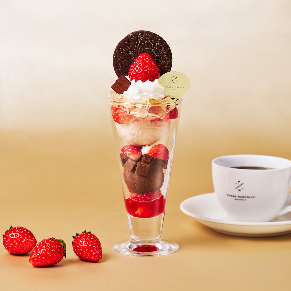 「パフェ オ フレーズ & シャンパーニュ」イメージ