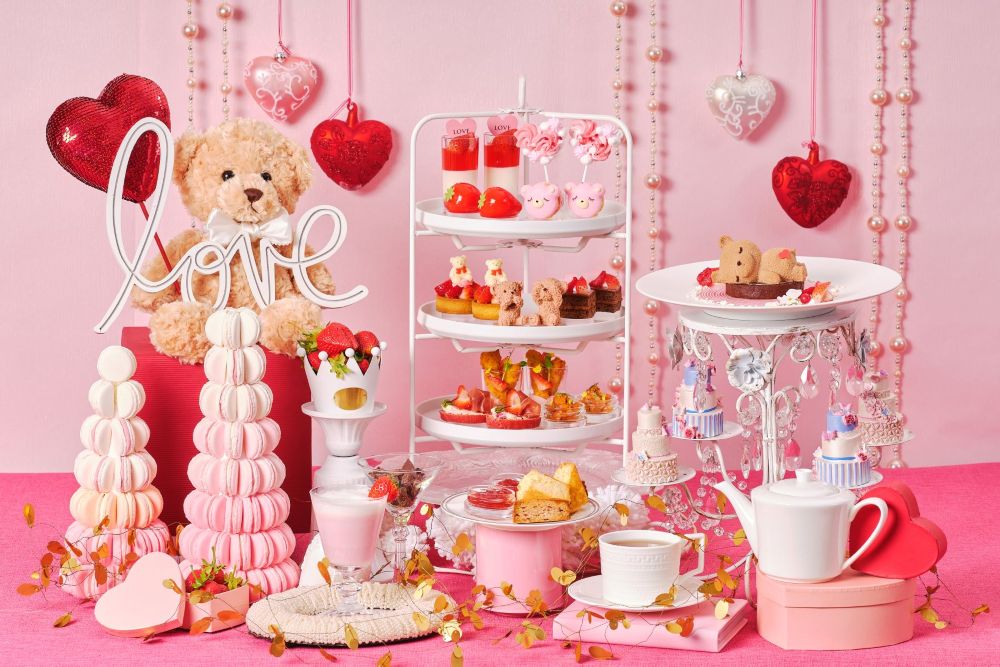 「いちごとスウィートベアのアフタヌーンティー」イメージ