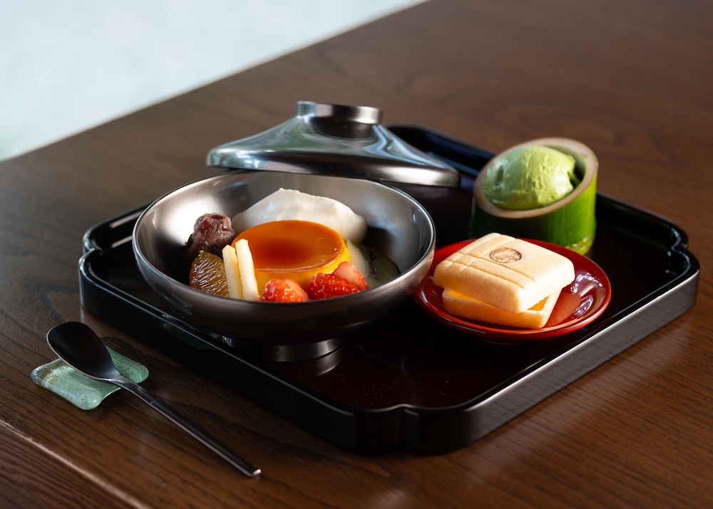 「八翠のプリン・ア・ラ・モード」イメージ