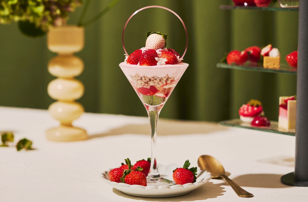 「ストロベリー・パルフェ・アフタヌーンティー」イメージ
