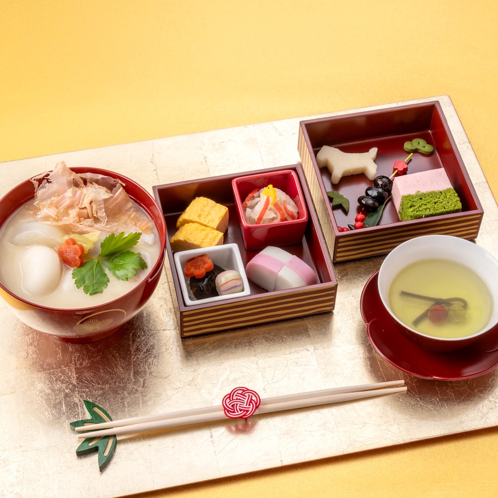 祇園本店・大丸東京店限定「初春 白味噌雑煮膳（はつはる しろみそぞうにぜん）」税込み3,250円