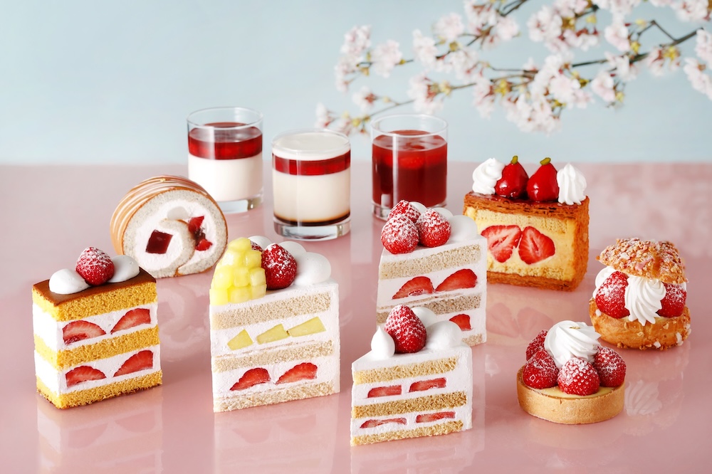 あまおうを使用した各種スイーツのイメージ