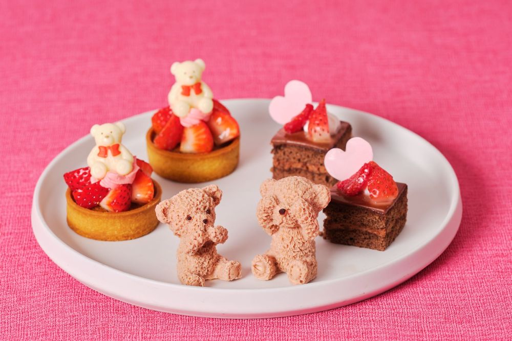 「いちごとスウィートベアのアフタヌーンティー」イメージ