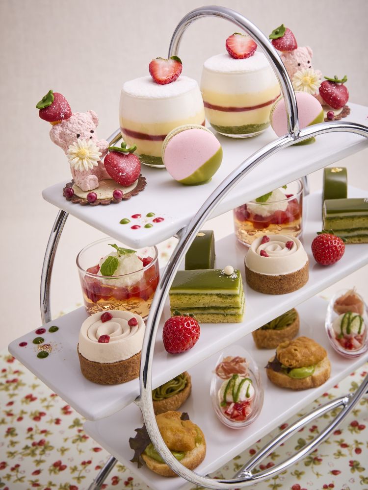 「いちごと抹茶のアフタヌーンティー」イメージ