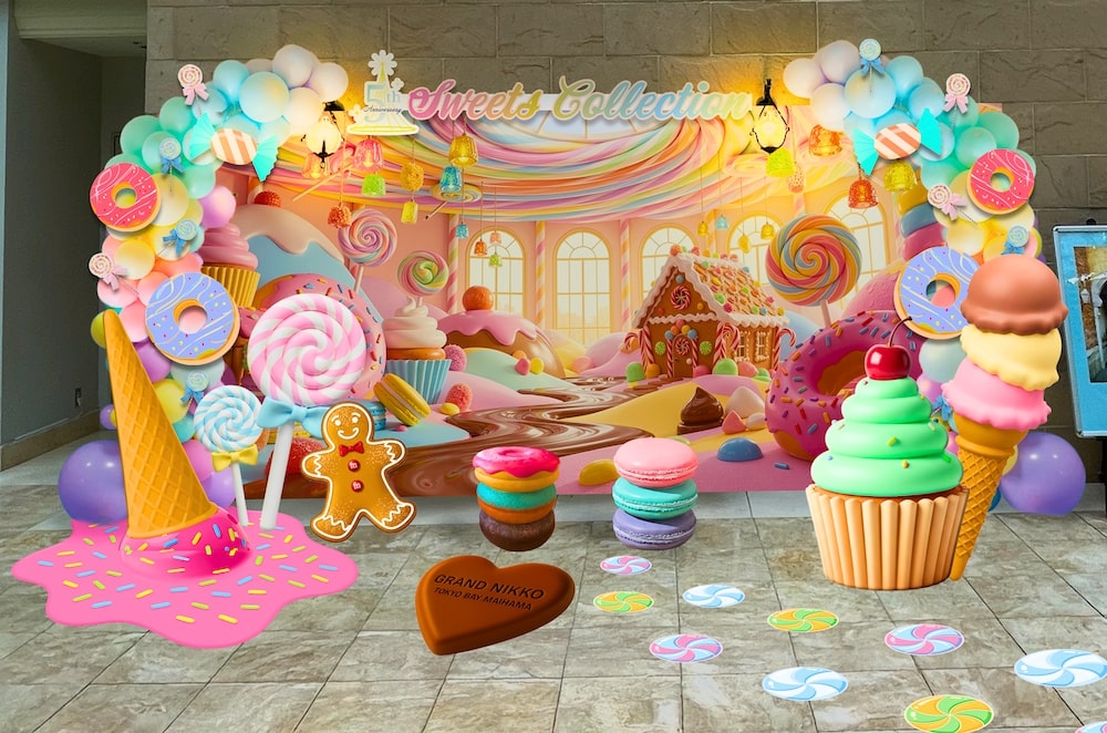「スイーツコレクション」館内装飾イメージ