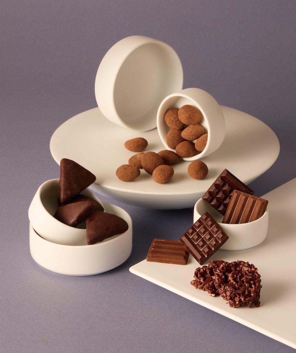 1月21日～2月2日、2月4日～14日に販売される「ル・ショコラ・アラン・デュカス」の「アソルティモン・グルマン」4種・3,672円