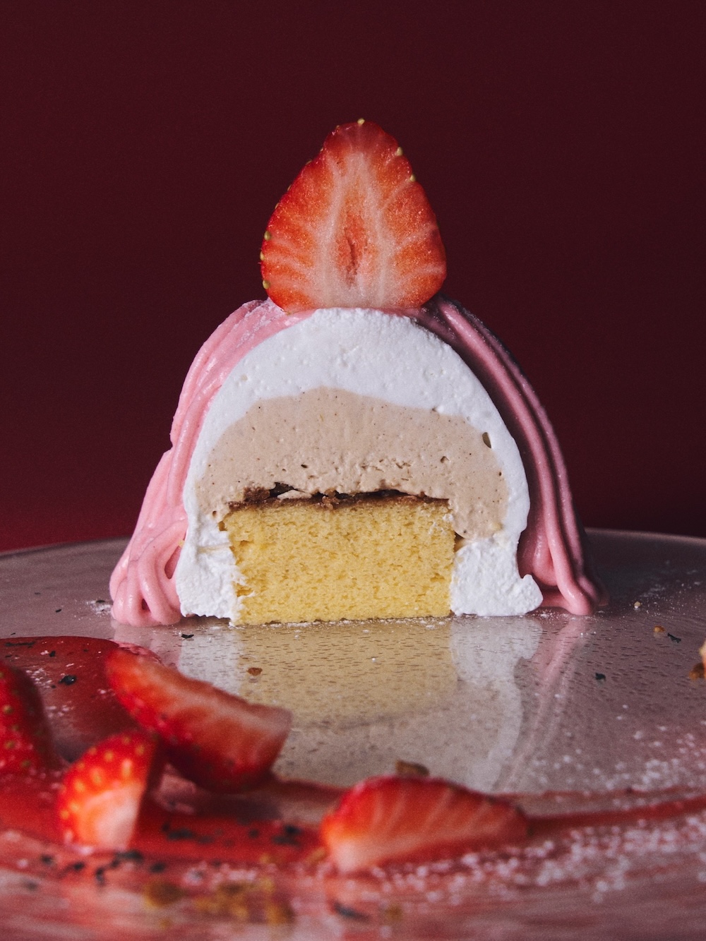 「“あすかルビー”いちごの生モンブラン」税込み1,430円