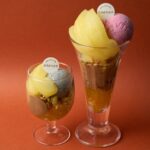 「林檎とチョコレートのパフェ」イメージ