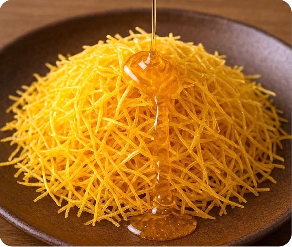 「sweet＆healthy SAZANKA」の「熟成さつまいもの細ぎりけんぴ バター掛け（100g）」1,080円