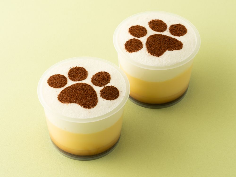 エキュート日暮里の「パステル」より、各日30個限定で販売される「にゃめらかプリン」税込み390円