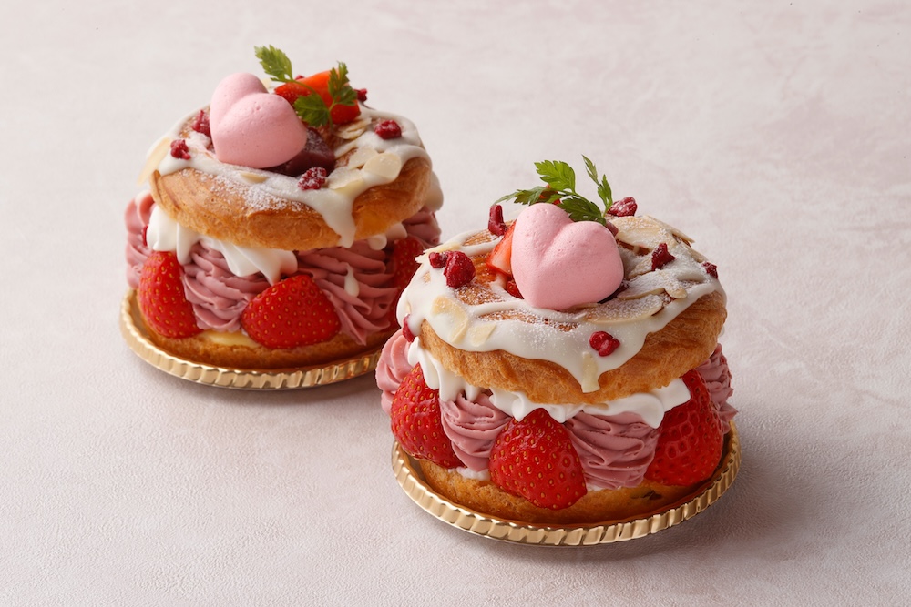 「ご褒美パリブレスト 苺 バレンタインバージョン」イメージ