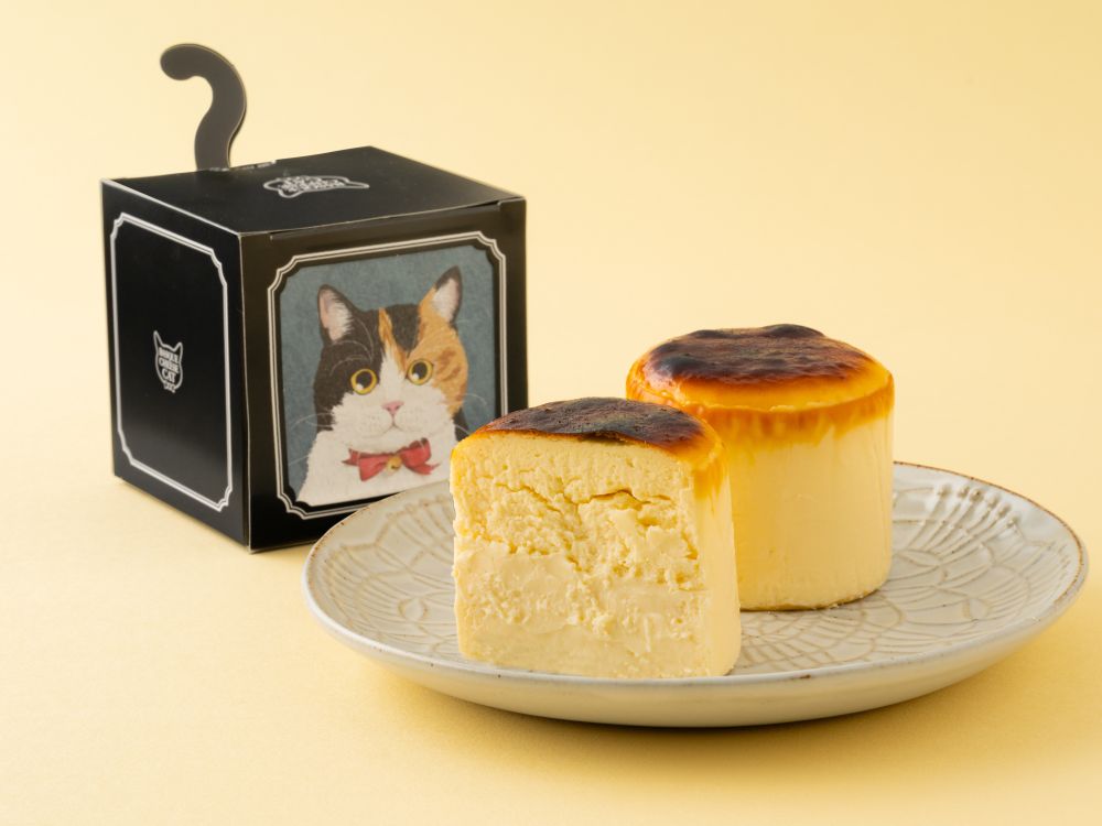 エキュート日暮里の「バスクチーズキャット」より販売される「バスクチーズケーキ スタンダード」税込み830円