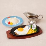 グランドメニュー「ハチワレの目玉焼きハンバーグセット」税込み1,760円