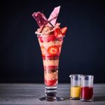 「あまりんとチョコレートのプレミアム シーズン パフェ」イメージ