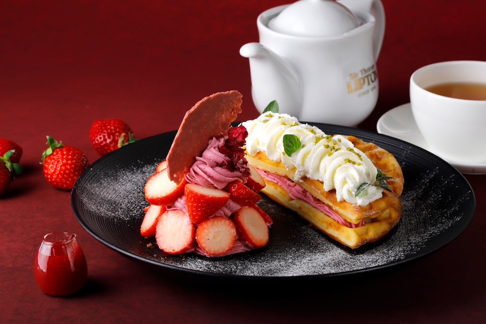 「苺のベリーチョコのワッフル」1,880円