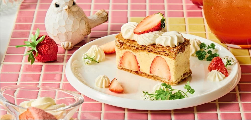 「ノスタルジックいちごアフタヌーンティー」イメージ