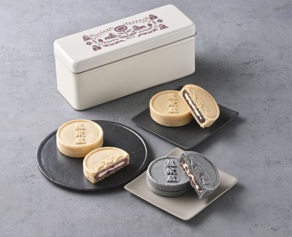 「kazunori ikeda individuel・メゾン シーラカンス」より販売される「シーラカンス モナカ3種セット 日本橋三越本店限定 ライオン缶」6個入り・税込み3,181円