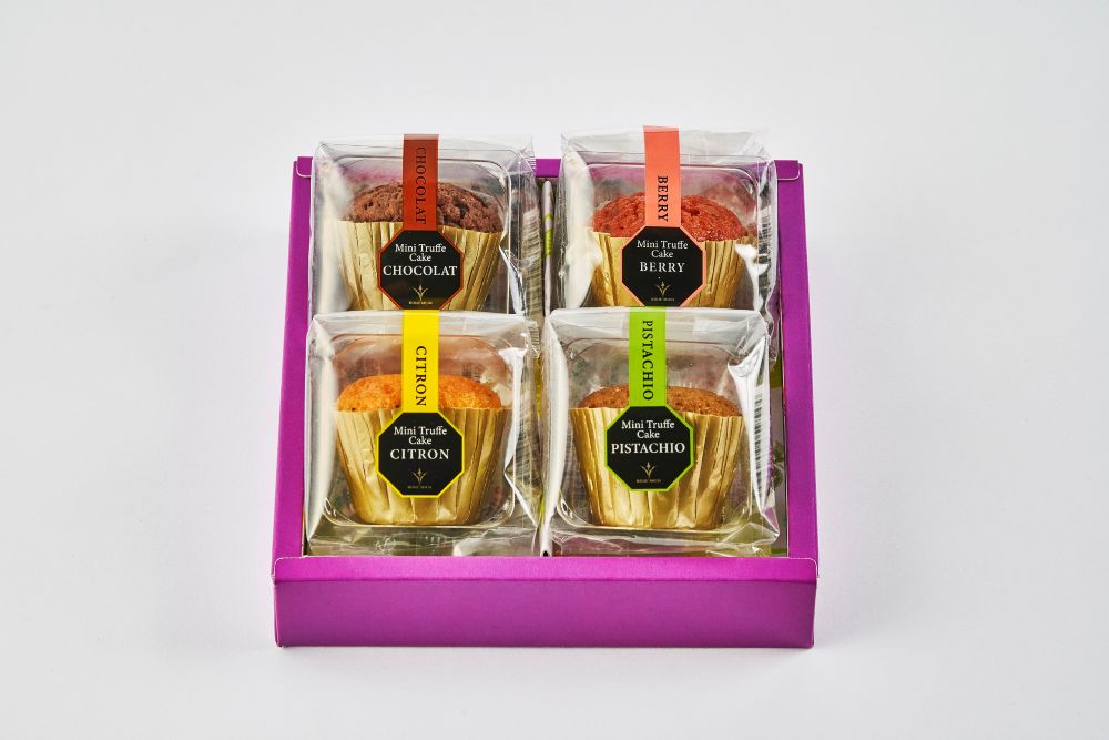 「ミニトリュフケーキ」4個入り・税込み1,080円