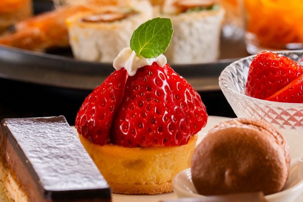 「苺とショコラのアフタヌーンティー」イメージ