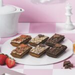 大丸京都店にて2月14日まで販売中の「フィナンシェ オ ショコラ」各種税込み486円