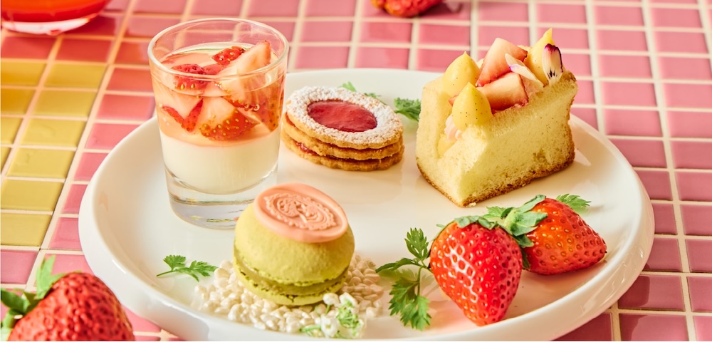 「ノスタルジックいちごアフタヌーンティー」イメージ