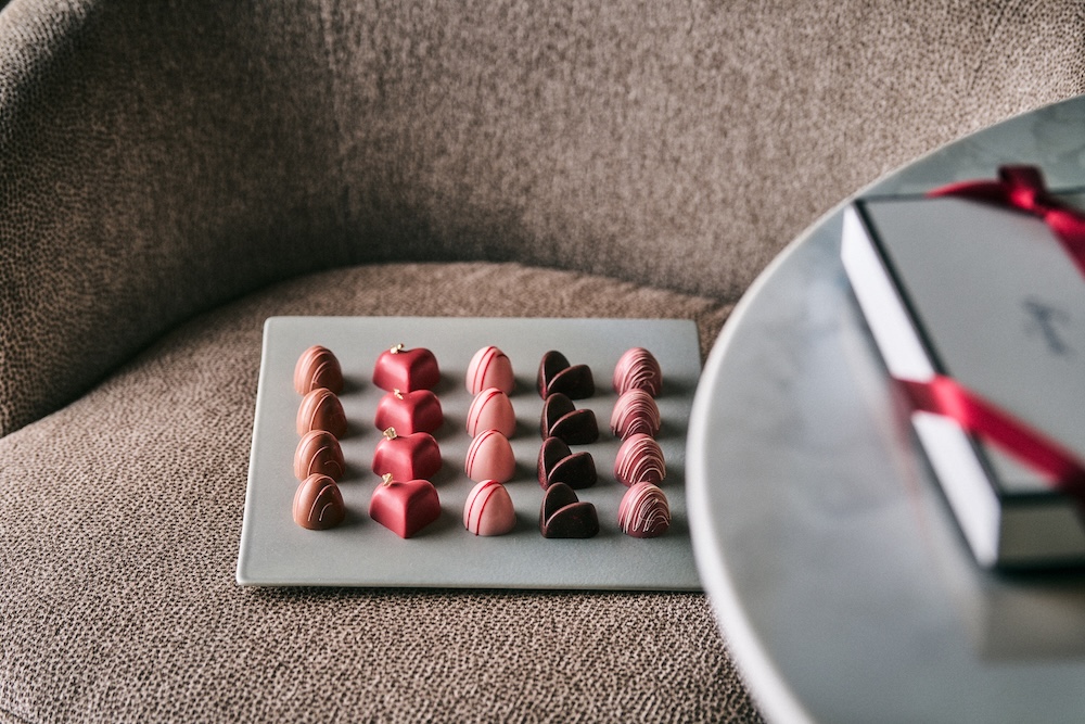 予約受付中の「バレンタインチョコレート」1個・税込み500円〜