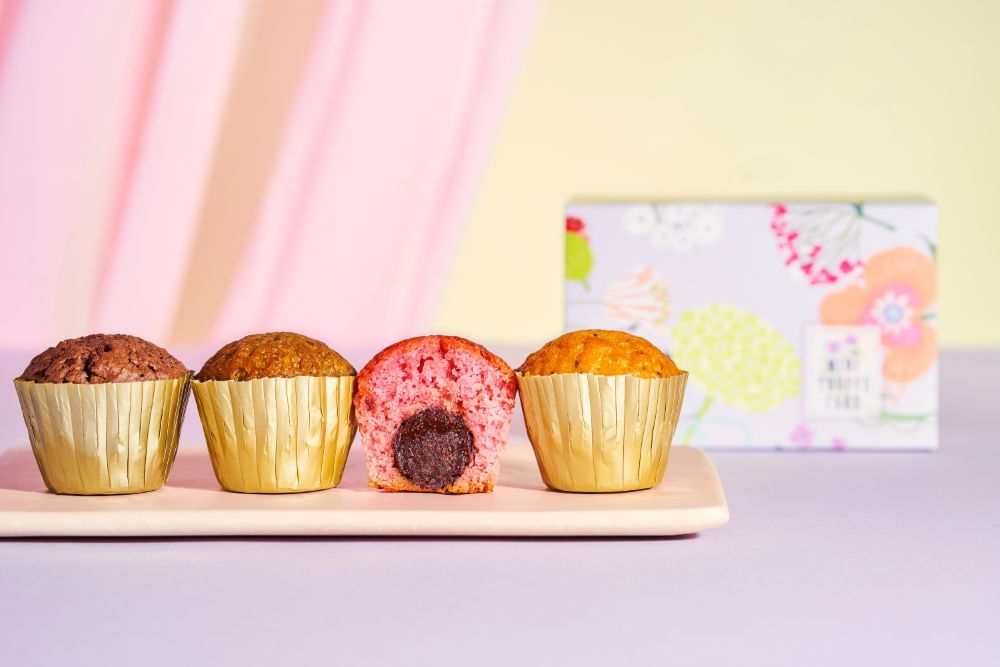 4サイズ展開の「ミニトリュフケーキ」2個入り・税込み540円～