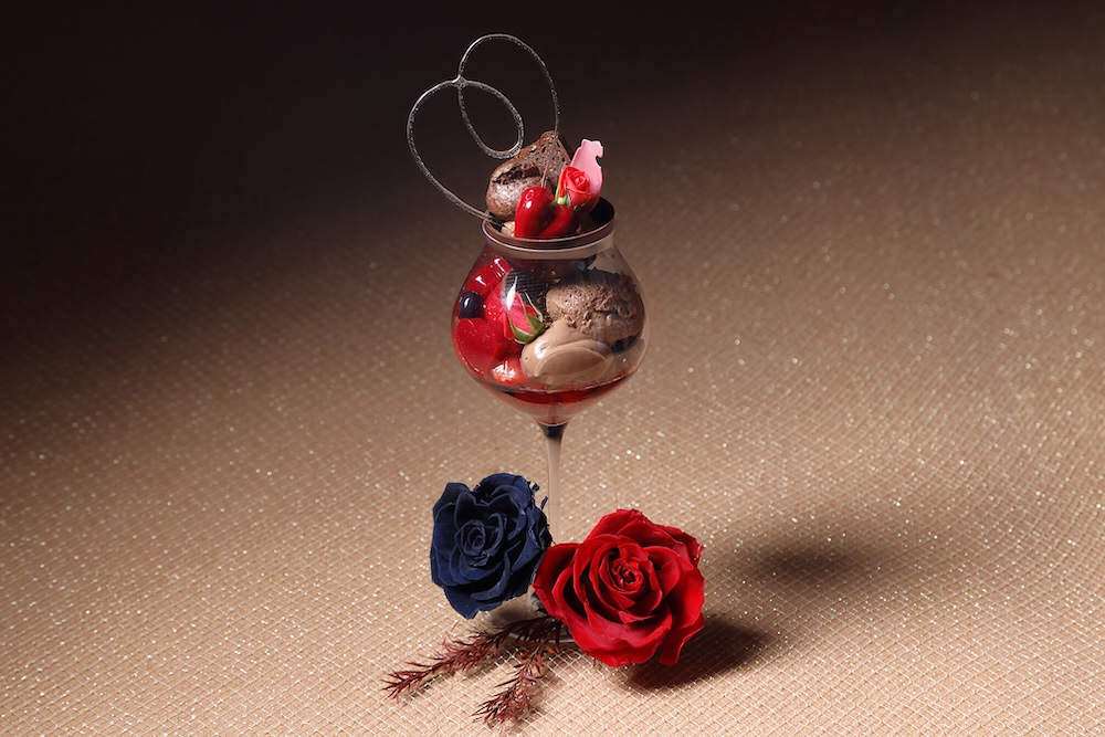 バレンタイン仕様の「ショコラパフェ」イメージ