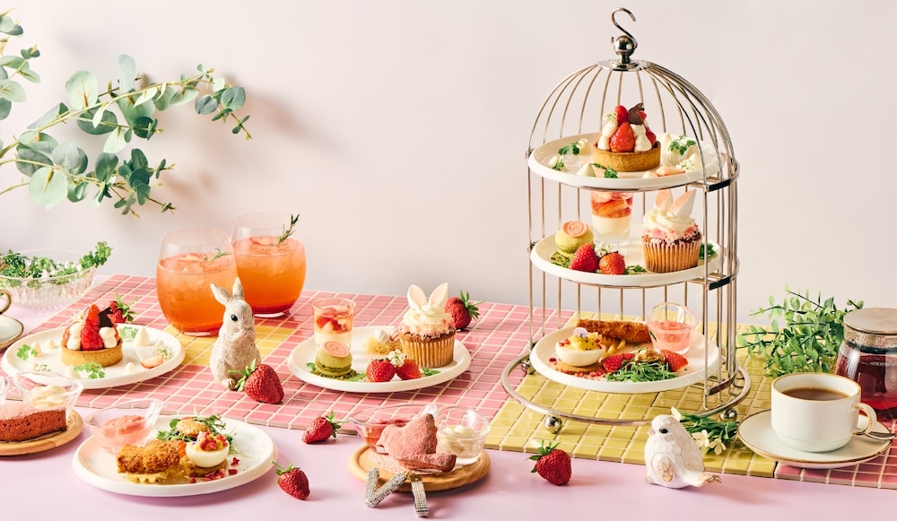 「ノスタルジックいちごアフタヌーンティー」イメージ