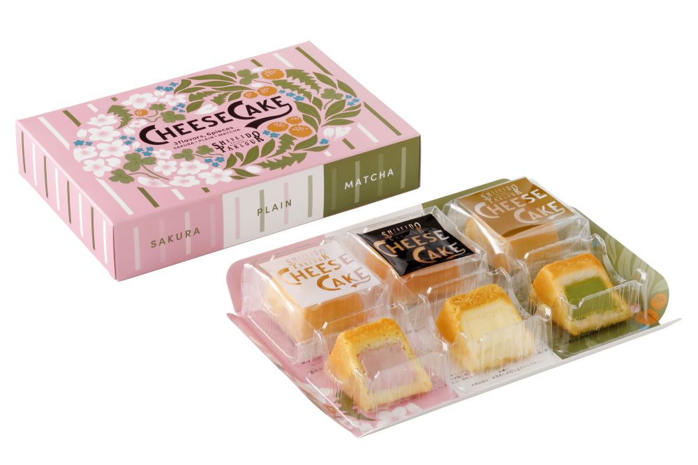 「チーズケーキ3種（さくら・プレーン・抹茶）」6個入りのイメージ