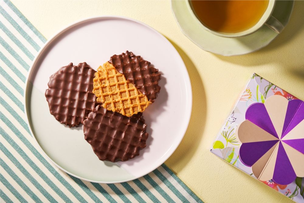 2サイズ展開の「ワッフル・ショコラ」3個入り・税込み594円～