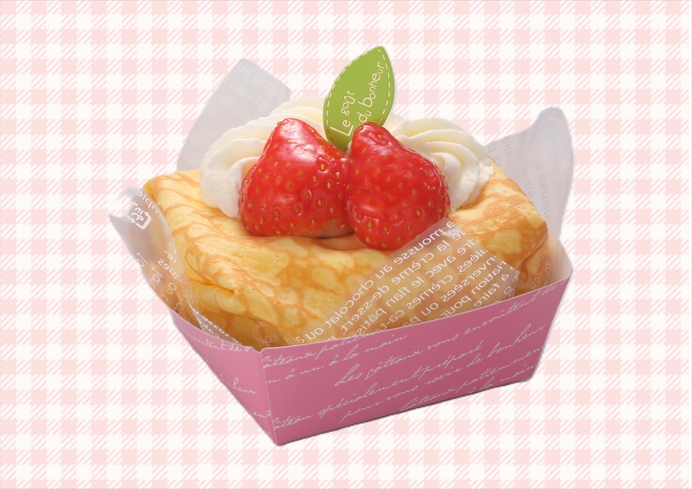 「苺のクレープ」税込み561円