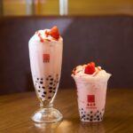 「春水堂」の「タピオカあまおう苺ミルクティー」税込み756円