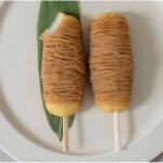 「京都金ノ華嵯峨嵐山店」の「モンブラン芋団子〈焼き芋〉」702円