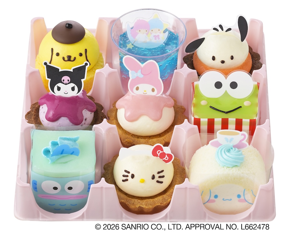 「<サンリオキャラクターズ>スイーツコレクション(9個入)」イメージ