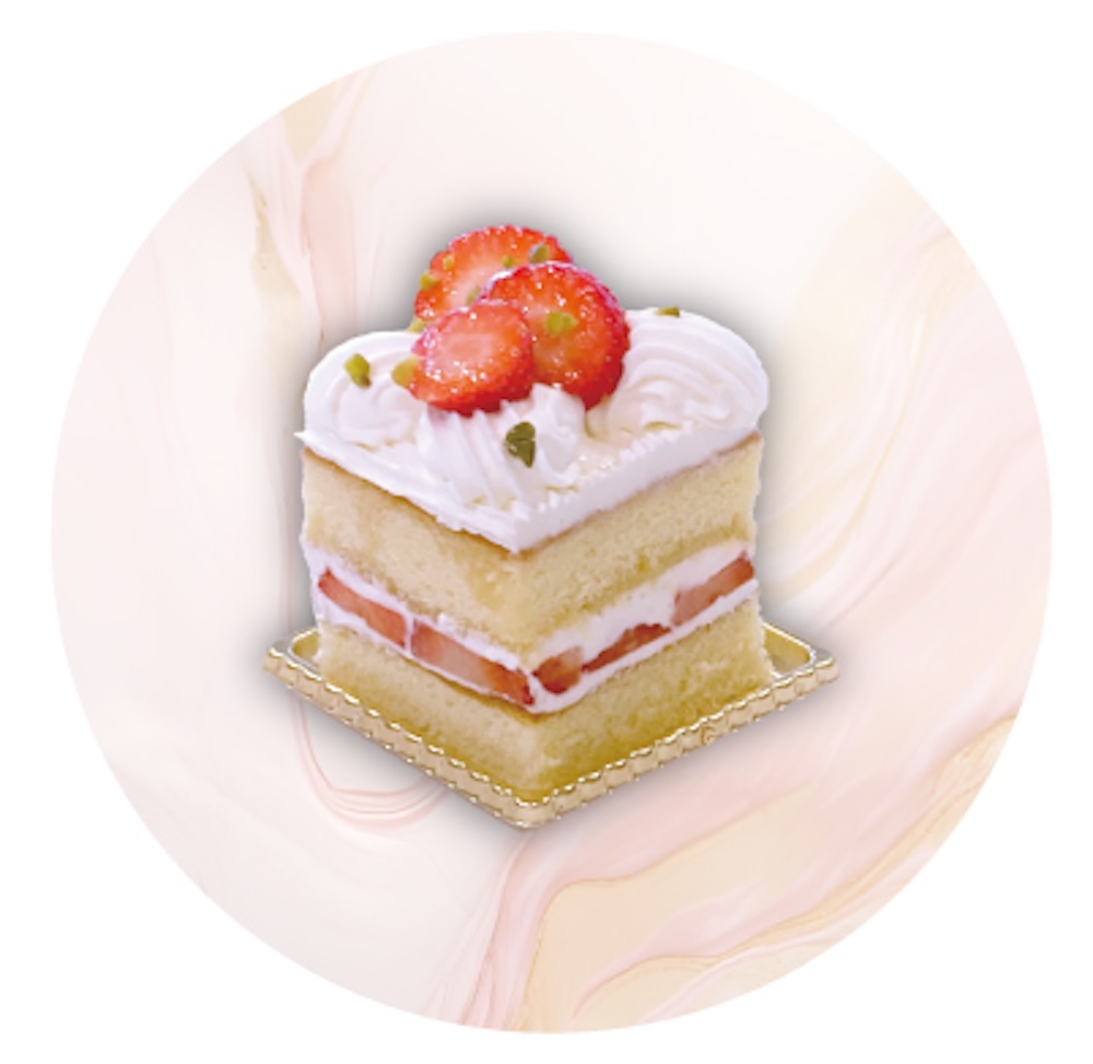 「苺ショート」イートイン・税込み750円（サービス料含む）、テイクアウト・税込み650円