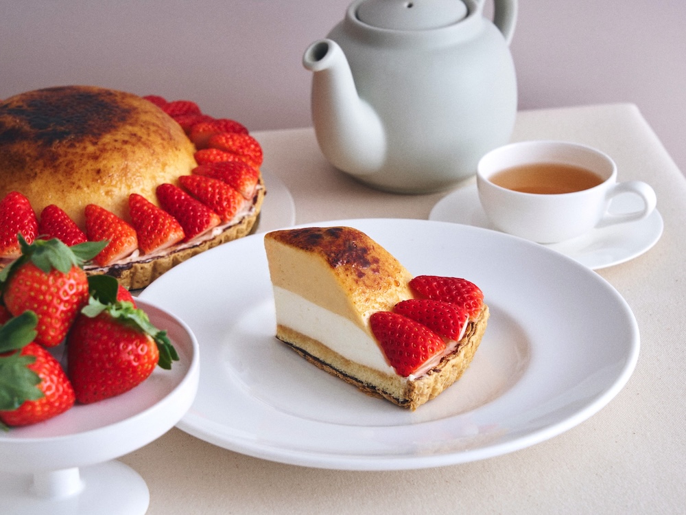 「“あすかルビー”いちごのキャラメルクレームブリュレパイ」税込み1,210円