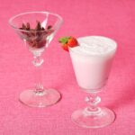 オプションメニューの「ストロベリームースミルク」税込み1,200円（サービス料含む）