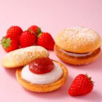 季節限定「ふんわりパンケーキサンドいちごクリーム」税込み300円