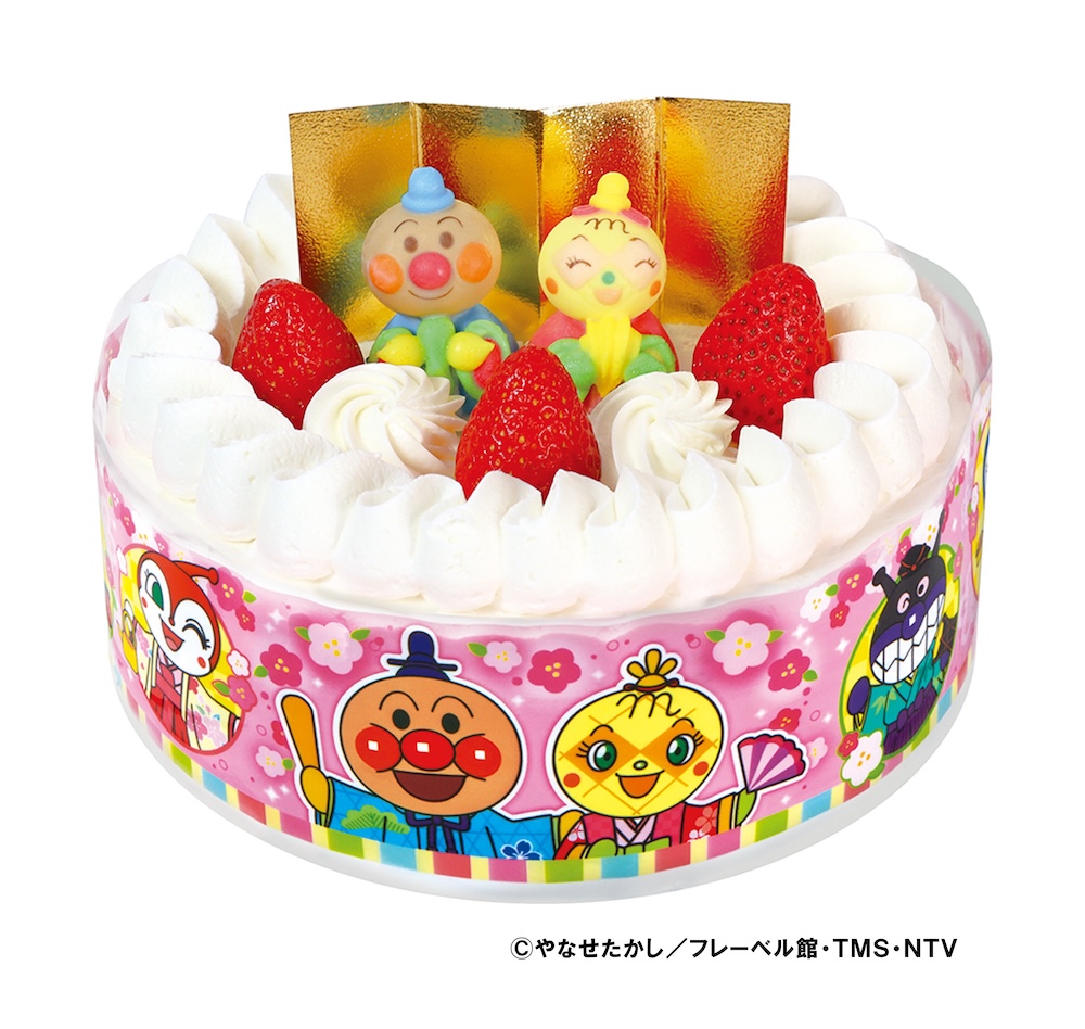 「それいけ！アンパンマンショートケーキ（ひなまつり）」税込み5,400円