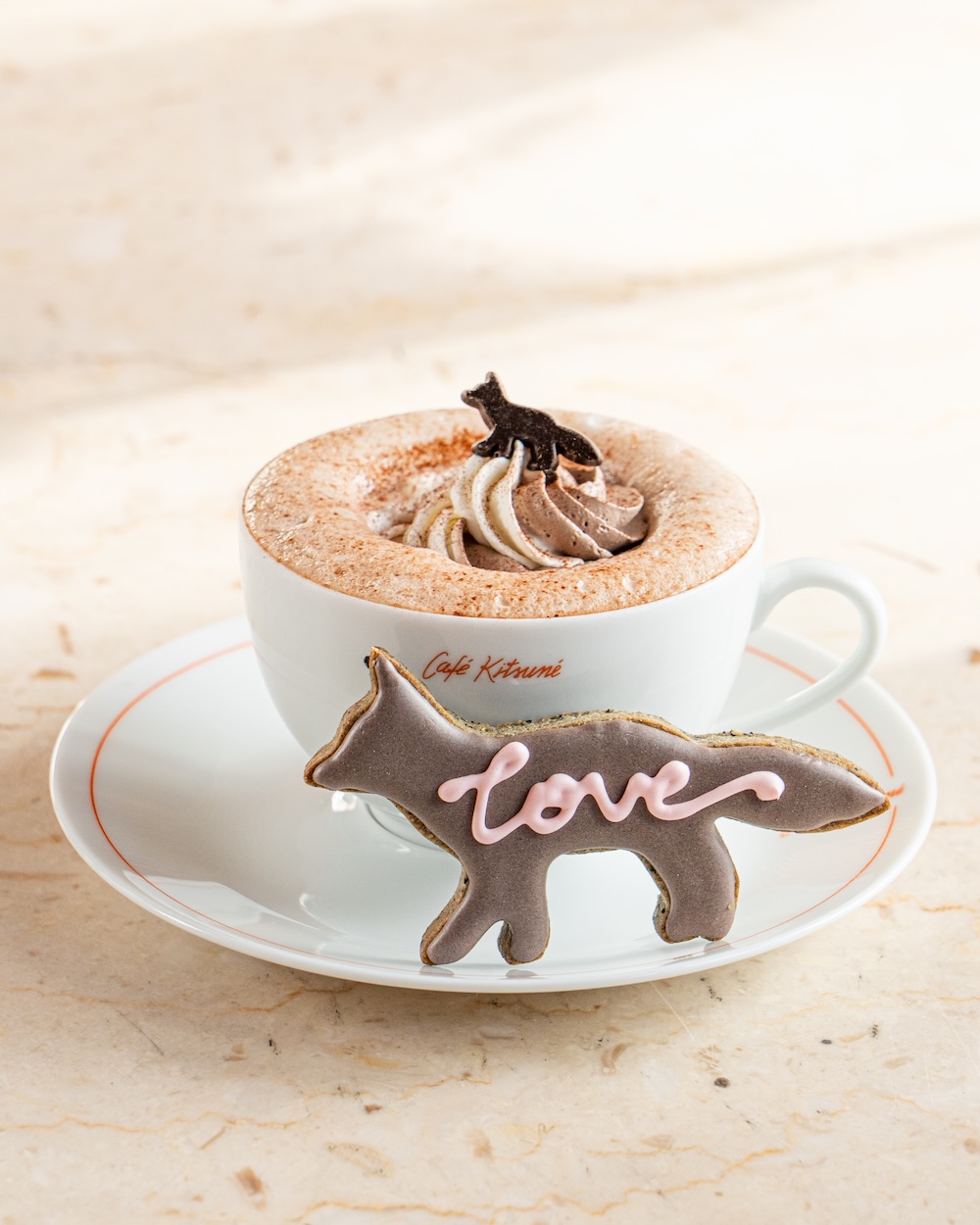 「Valentine Kitsuné Sablé - バレンタインキツネサブレ」税込み580円